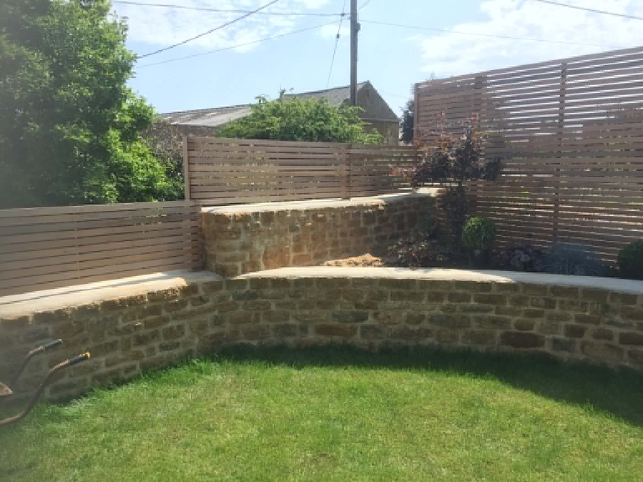 Front fencing + garden